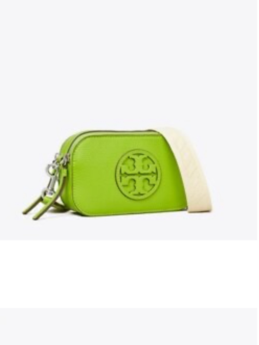 Tory Burch Neon Lime Camera Crossbody Bag